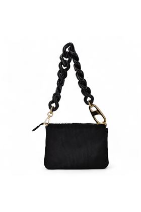 Tracolla in cavallino colore nero. MY BEST BAG | 1022-CHOCLATE